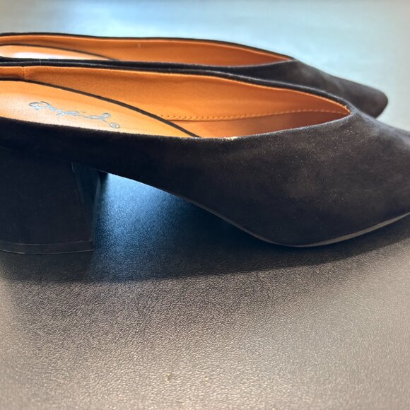 Qupid Black Block Heel Mules | Women’s 7 - Picture 4 of 8